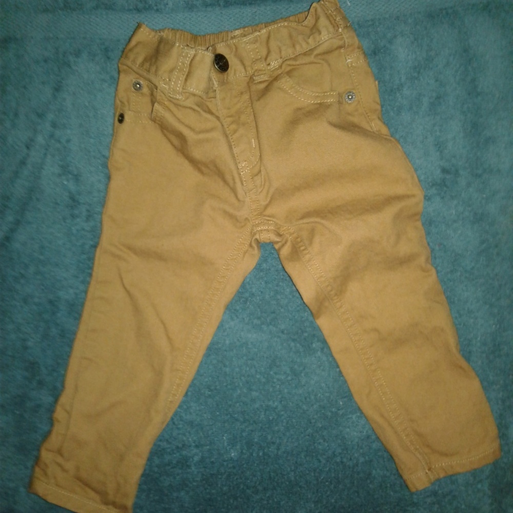 baby boy khaki pants size 18-24 months